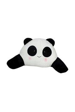 Buy Panda Shaped Pillow Cotton Black/White 52x26x12centimeter in UAE
