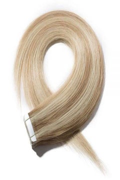 Buy 20-Piece Remy Tape Hair Extension Set Blonde 22inch in UAE