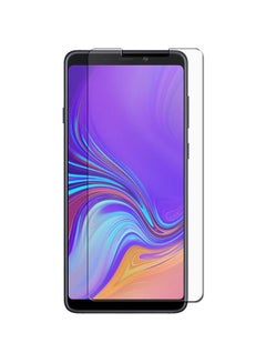 Buy 2.5D Tempered Glass Screen Protector For Samsung Galaxy A9 2018 Clear in UAE