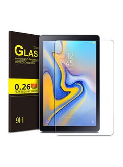 Buy Tempered Glass Screen Protector For Samsung Galaxy Tab A T595 Clear in UAE