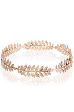 Buy Leaf Branch Headband Gold in UAE