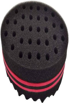 Buy Double Side Wave Curl Sponge Brush Black/Pink in Egypt