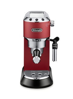 Buy Delonghi Dedica Deluxe Pump Espresso Machine, Red in UAE