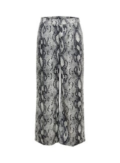 Buy Snake Print Palazzo Pants Multicolour in Saudi Arabia