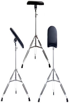 اشتري Portable Adjustable Chair With Tripod Black/Silver في الامارات