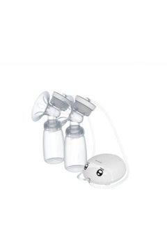 Buy Double Electric Breast Pump With Milk Bottle Convenient in UAE