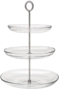 Buy Kvittera 3-Tier Serving Stand Clear 12.25x10.75x13.5centimeter in UAE
