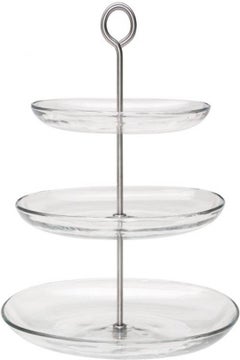 Buy Kvittera 3-Tier Serving Stand Clear 12.25x10.75x13.5cm in UAE