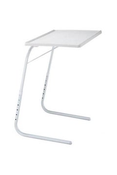 Buy Adjustable Foldable Table Tray White in Egypt