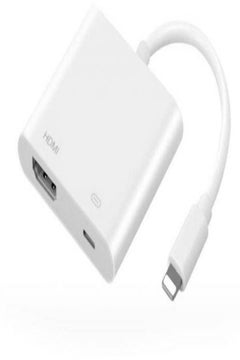 Buy Lightning To Digital Av HDMI Adapter White in Saudi Arabia