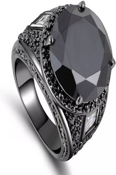 Buy Rhodium Plated Gemstone Ring in Saudi Arabia