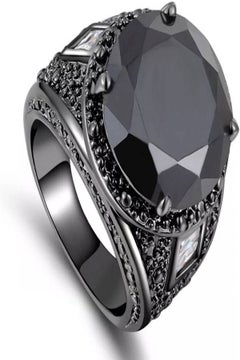 اشتري Rhodium Plated Gemstone Ring في السعودية