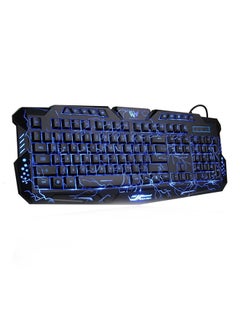 Buy M200 USB Illuminated LED Backlit Backlight Crack Gaming Wired Keyboard in Saudi Arabia