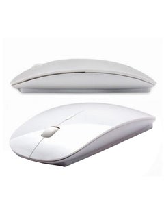 اشتري Wireless Optical Mouse Mice For PC Laptop Receiver أبيض في الامارات