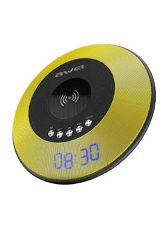 Buy Y290 Bluetooth Speaker With Wireless Charger Yellow/Black in UAE