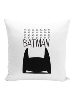 اشتري Batman Printed Decorative Pillow أبيض/أسود 16x16 بوصة في الامارات