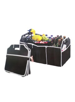 Buy Black Car Trunk Organizer Collapsible Toys Food Storage Truck Cargo Container Bags Box Car Auto Accessories in Egypt