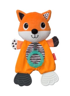 Buy Cuddly Teether Fox - 0+ Months, Orange/Black in UAE