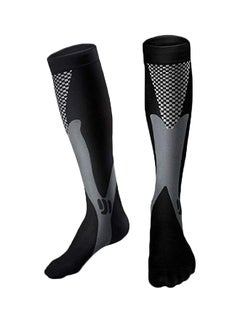 Buy Sports Compression Socks Black in Saudi Arabia