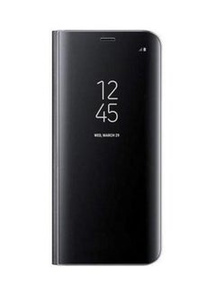 Buy Clear View Flip Case Cover For Samsung Galaxy S9 Plus Black in UAE