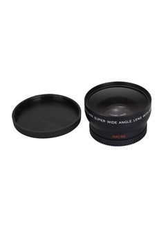 Buy 58MM 0.45X Wide Angle Lens With Macro For Canon D550 D500 D600 D1000 Clear HD Black in UAE