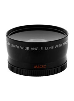 Buy 0.45x .45x 58mm Wide Angle Lens With Macro 58 mm Black in UAE