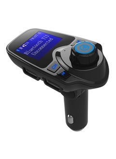 اشتري Car Bluetooth FM Transmitter Car MP3 Music Player with Separate Power Switch ZN878700 Black في السعودية