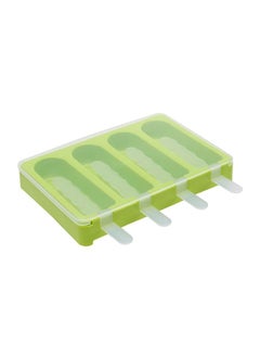 Buy 4-Piece Mini Tango Ice Cream Mould Set Green 18x12x3cm in UAE