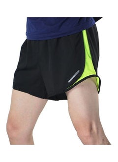 Buy Mid-Rise Shorts Red/Black in UAE
