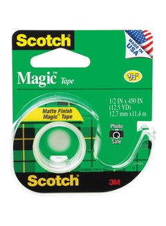 Buy Scotch 104 Magic Tape With Dispenser Clear in Saudi Arabia