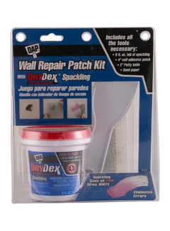 Buy 4-Piece Wall Repair Patch Kit White in UAE