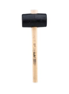 اشتري DIN 5128 Rubber Mallet أبيض/أسود 64x115 ملليمتر في الامارات