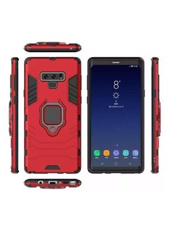 Buy Iron Man Case With Metal Ring For Samsung Galaxy Note 9 Red/Black in UAE