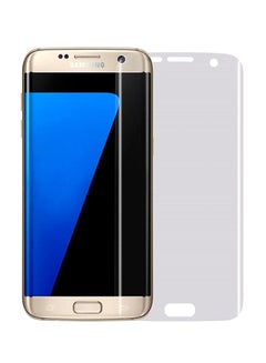 Buy Samsung Galaxy S7 Edge Curved Screen Glass Protector Transparent Clear in Saudi Arabia