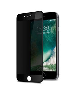 Buy Privacy Screen Protector For Apple iPhone 7 Plus Anti Spy 9H Tempered Glass(Black) in UAE