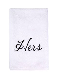 Buy ‘Hers’ Embroidered Hand Towel in UAE