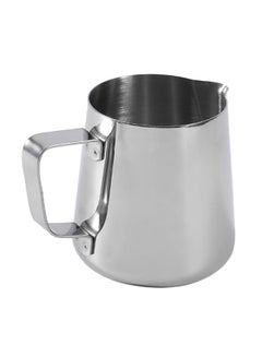 Buy Stainless Steel Frothing Pitcher Pull Flower Cup Silver in Egypt