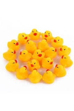 Buy 20-Piece Soft Floating Swimming Duck Water Toys in Saudi Arabia