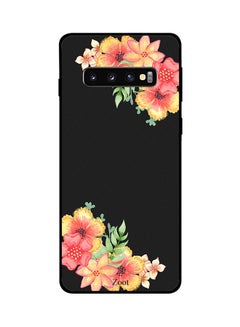 Buy Samsung Galaxy S10 Case Cover Flowers Yellow Red Red Flowers Red Flowers in UAE