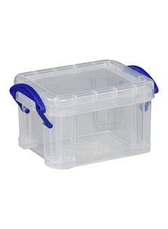 Buy Plastic Storage Box Clear 0.14Liters in UAE