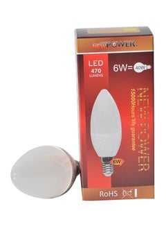 Buy Power Saving LED Light Bulb White in Saudi Arabia