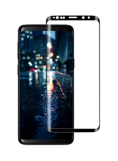 Buy Galaxy S9 Plus Screen Protector Tempered Glass Strong Glue Full Covered Screen Guard Clear in Saudi Arabia