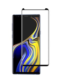 Buy Galaxy Note 9 Tempered Glass HD Clear Screen Protector Black in UAE