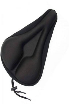 Buy Bike Seat cover Soft Wide Excercise Bicycle Cushion For Bike saddle, Comfortable Cover Fits Cruiser And Stationary Bikes, Indoor Cycling in UAE