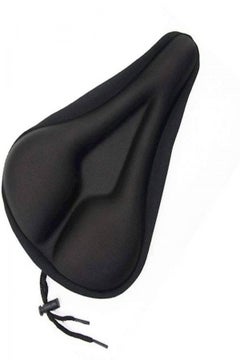 Buy Gel Bike Seat Cover Extra Soft Excercise Bicycle Saddle Cushion in Saudi Arabia