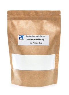 اشتري 100% Natural Pure White Kaolin Kr Cosmetic Grade/ Personal Care Kaolin Clay Fine Powder Made In Usa (8Oz) في الامارات