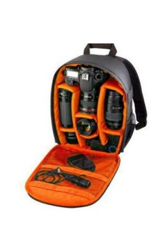 Buy Waterproof Backpack For DSLR Camera Black in Saudi Arabia