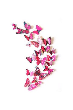 Buy 12 Piece Butterfly Plane Wall Sticker in Egypt