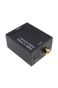 اشتري Digital To Analog Audio Convertible Adapter أسود في الامارات