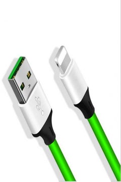 Buy USB To Lightning Sync and Charge Cable Green in UAE
